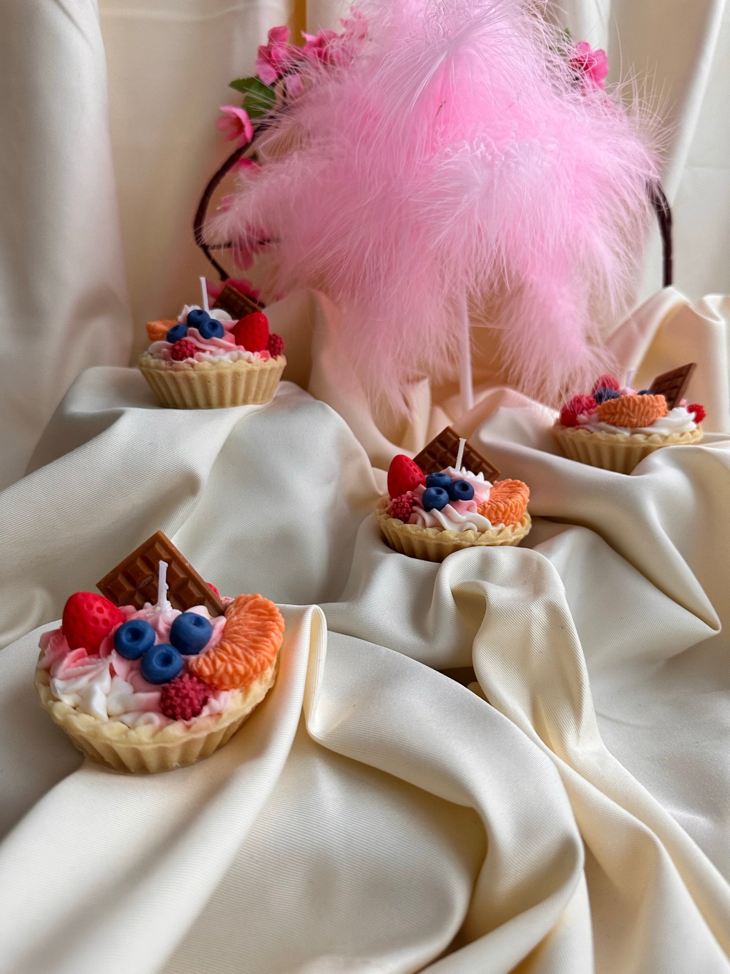 Vruchten Cake kaars