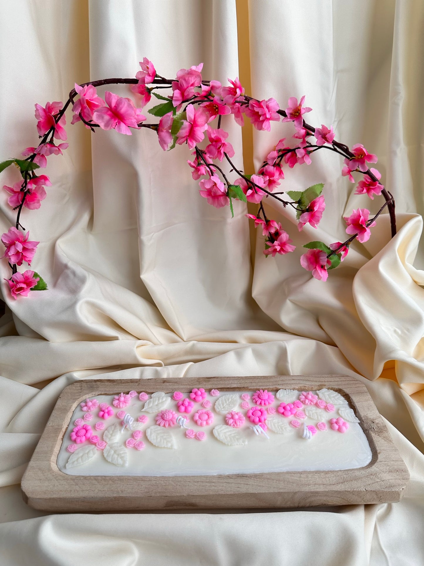 Teakhout Rechthoek Kaars XL