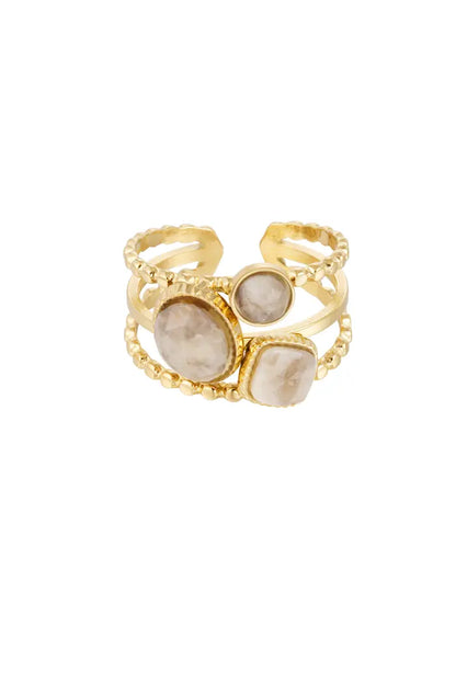 Maya Three Stones Ring