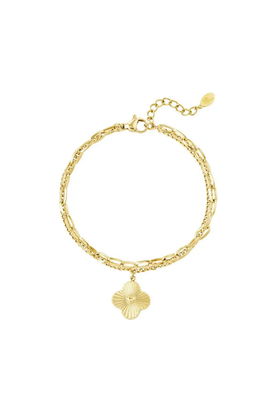 Golden Clover Bracelet - Armband