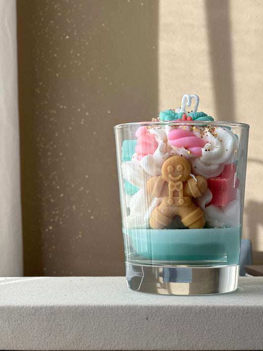 Gingerbread candle