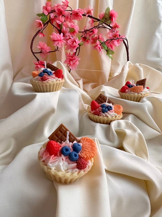 Vruchten Cake kaars