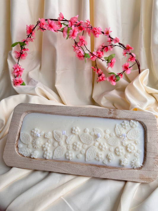 Teakhout Rechthoek Kaars XL