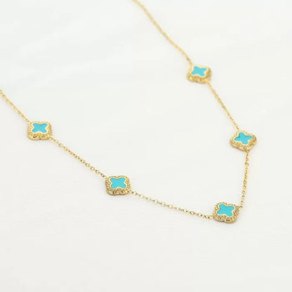 Mini Clover Neckless - Ketting