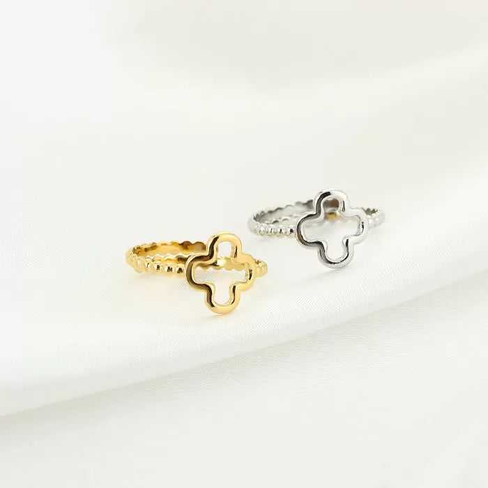 Open Clover Ring